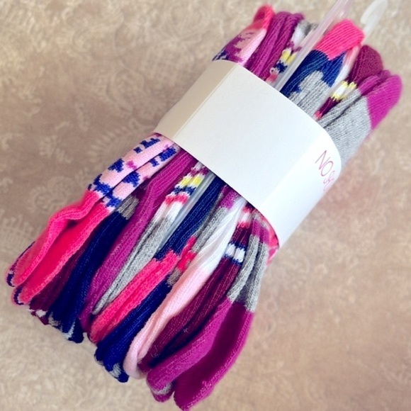 Brand New Charlotte 20-Pair Pack of Girls Socks No Show Ankle Colorful Unicorn - Picture 6 of 14